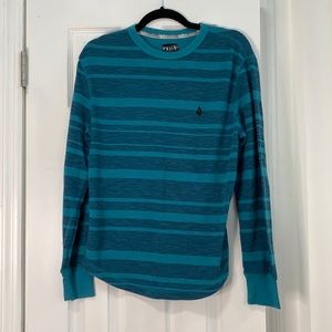 VOLCOM thermal waffle shirt